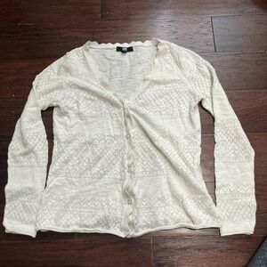 Frye Cream Knit Top